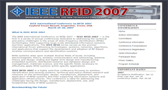 Desktop Screenshot of 2007.ieee-rfid.org