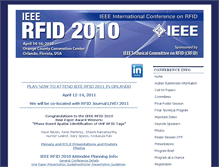 Tablet Screenshot of 2010.ieee-rfid.org